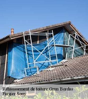 Rehaussement de toiture  grun-bordas-24380 Fargier Sony
