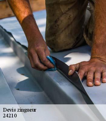 Devis zingueur  24210