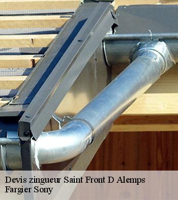 Devis zingueur  saint-front-d-alemps-24460 Fargier Sony